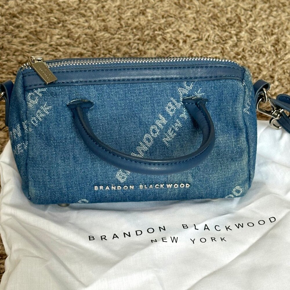 BRANDON BLACKWOOD Mini Cara Duffle (DENIM)